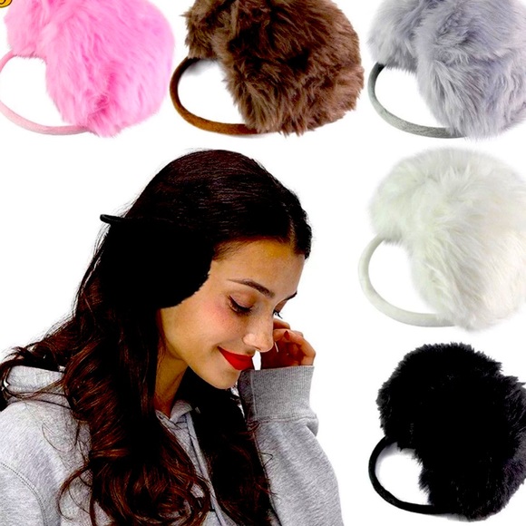 NWT Fluffy Ear Muff Warmers - Picture 2 of 14